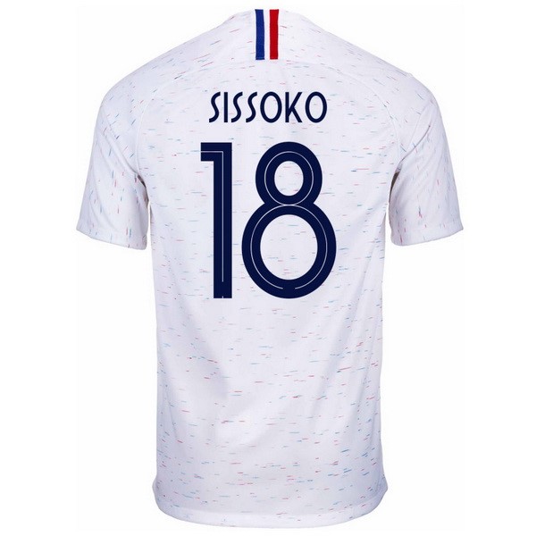 Camiseta Francia 2ª Sissoko 2018 Blanco